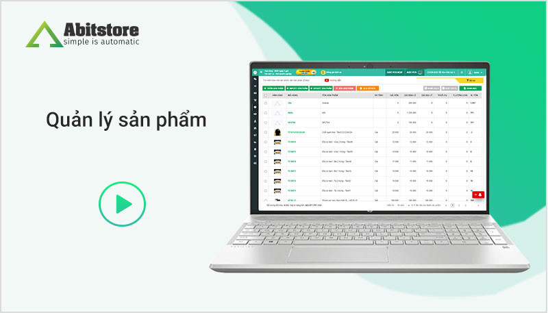 Quản lý sản phẩm với Abitstore
