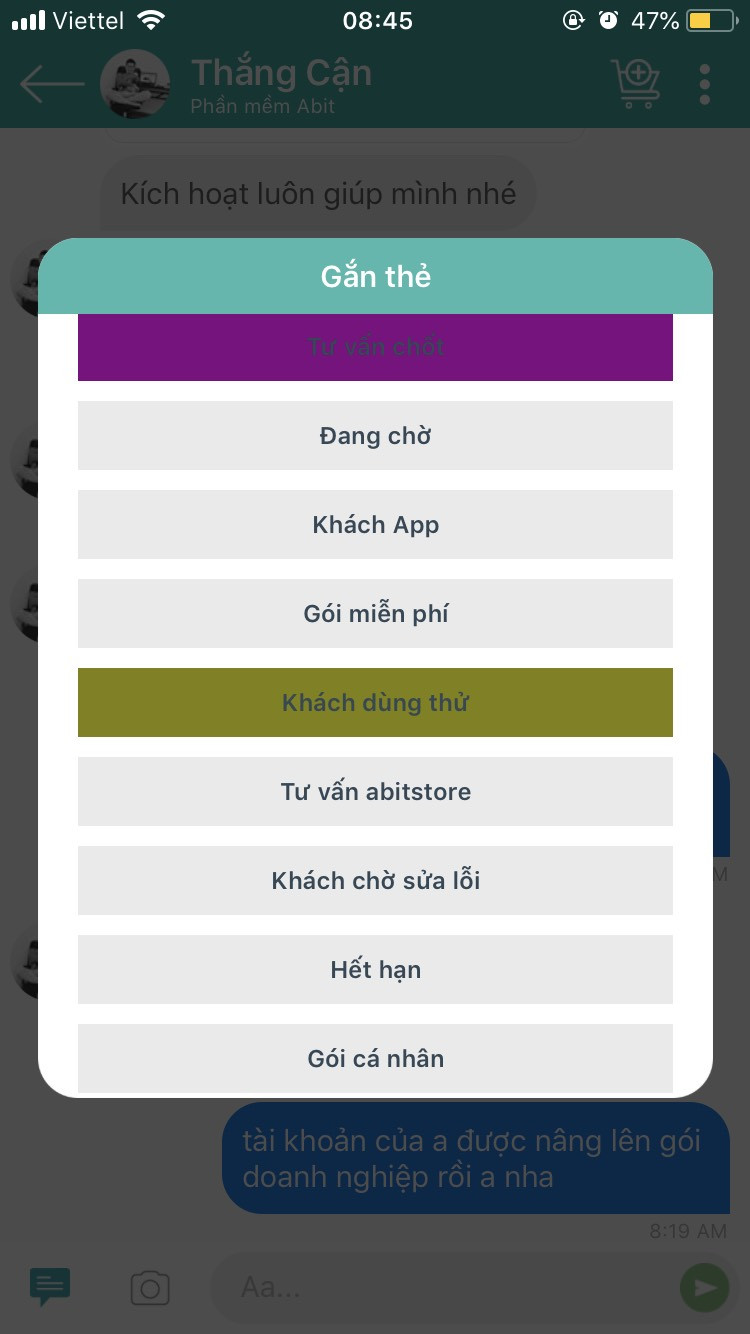Abitmes-Phần mềm quản lý comment-inbox Fanpage (Web chat,Android,iOS)
